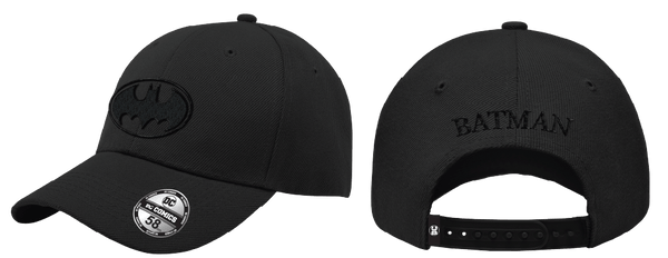 casquette dc comics batman logo black rubber cotton division