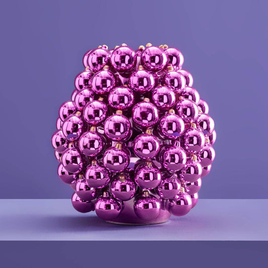 Lilac Christmas Bauble Vase
