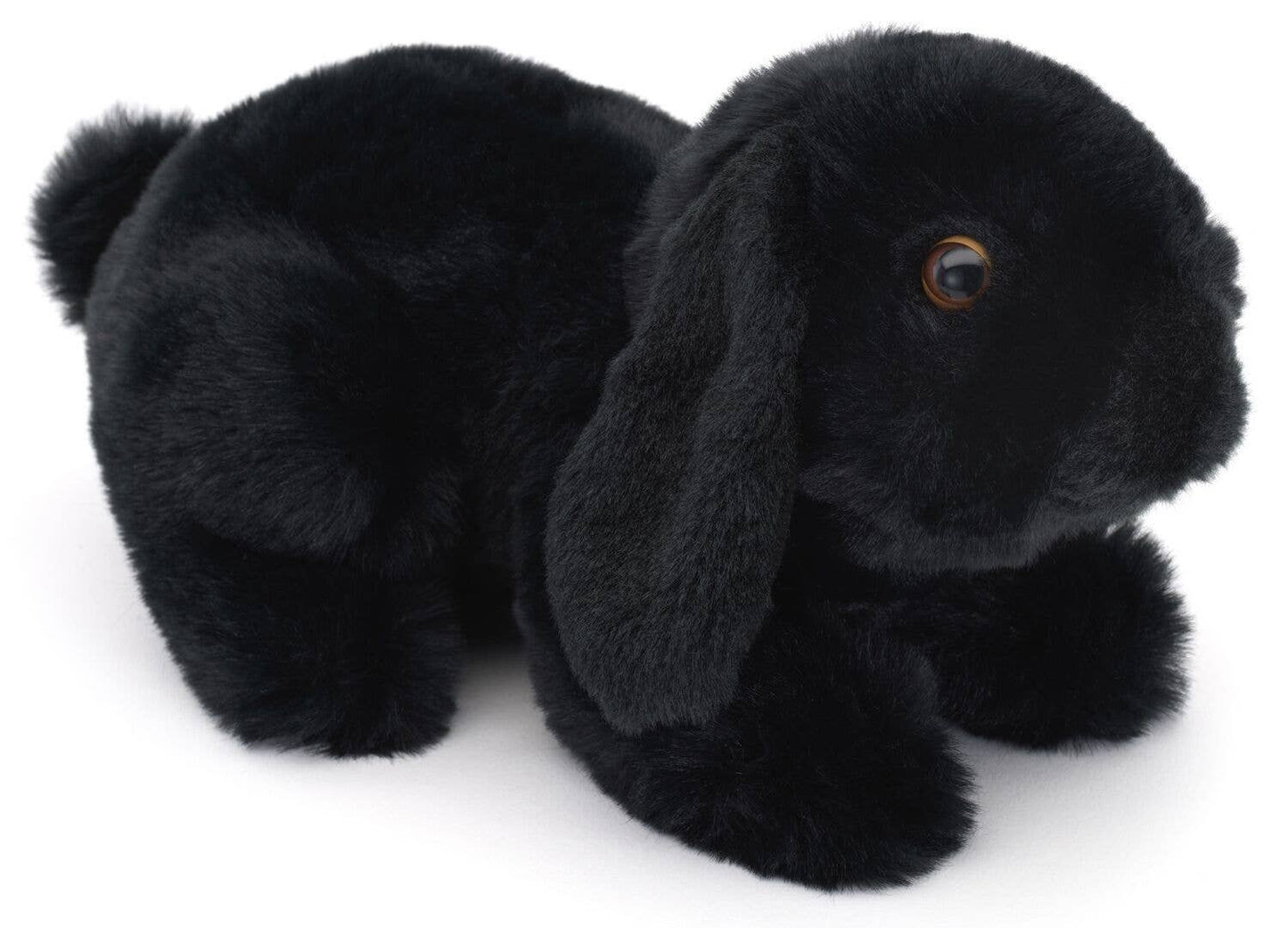 Lop-eared Rabbit Plush, lying (black)