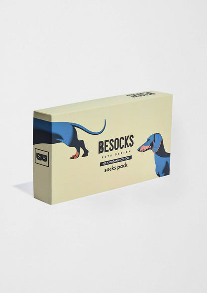 Pack de chaussettes Pets - 100 % coton biologique: Multicolor / 36-40