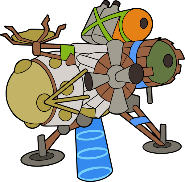 Outer Wilds Ship Bobble Pin