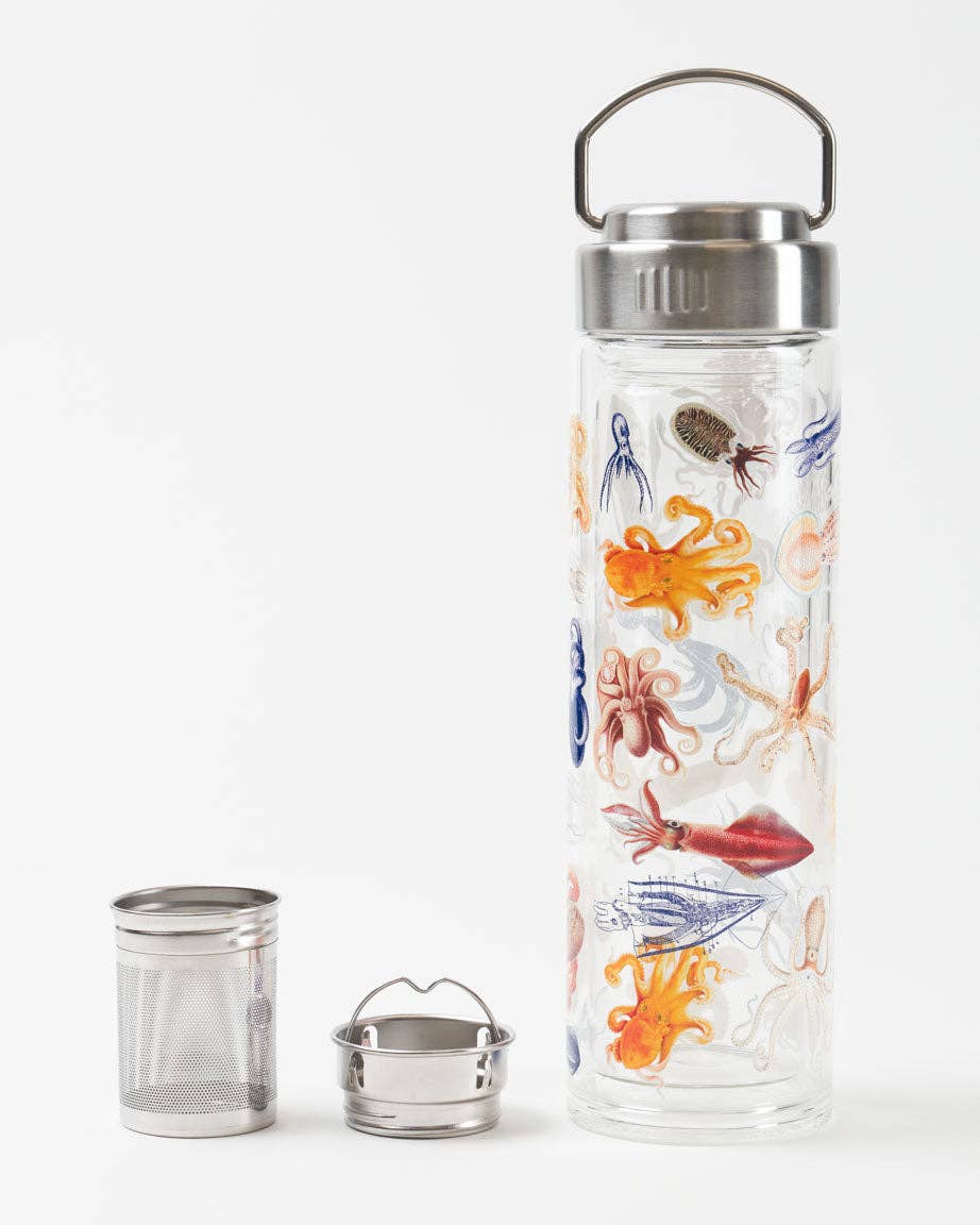 Infuseur à thé pieuvre et calmar – produit scientifique Cognitive Surplus EU, vue 1