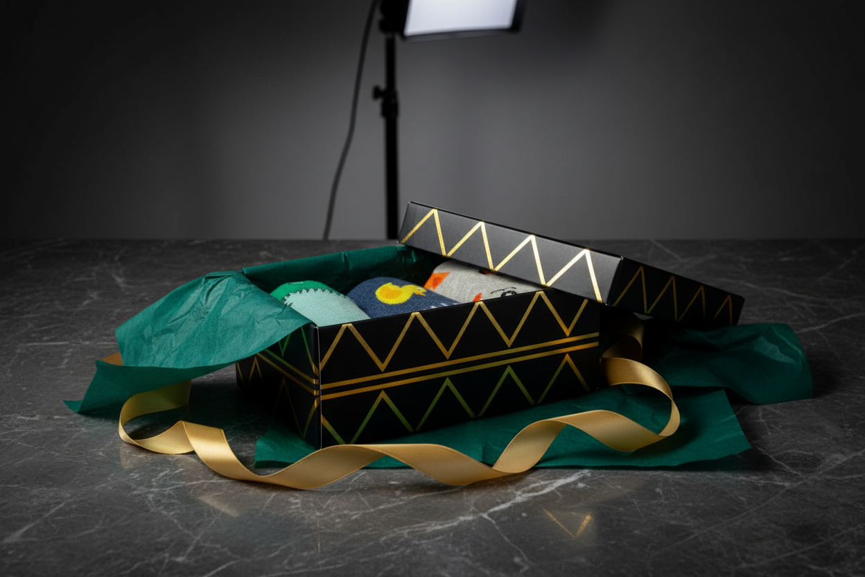 Coffret Chaussettes Animaux - Canard, Renard et Dinosaure