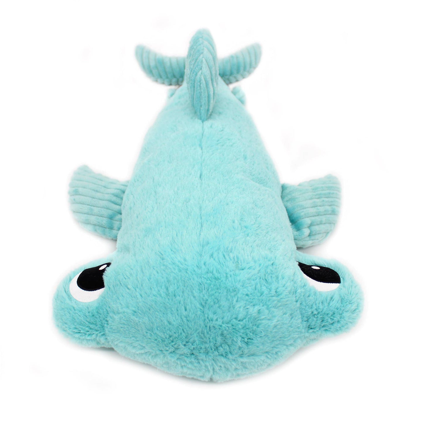Peluche Ptipotos Maman et Bébé Requin Marteau - Bleu Aqua
