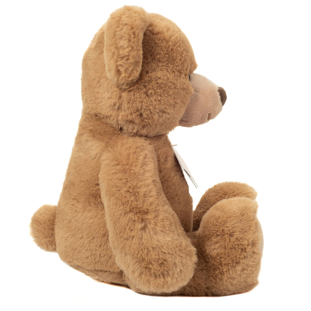 Karamellfarbener Teddybär aus Plüsch – 33 cm