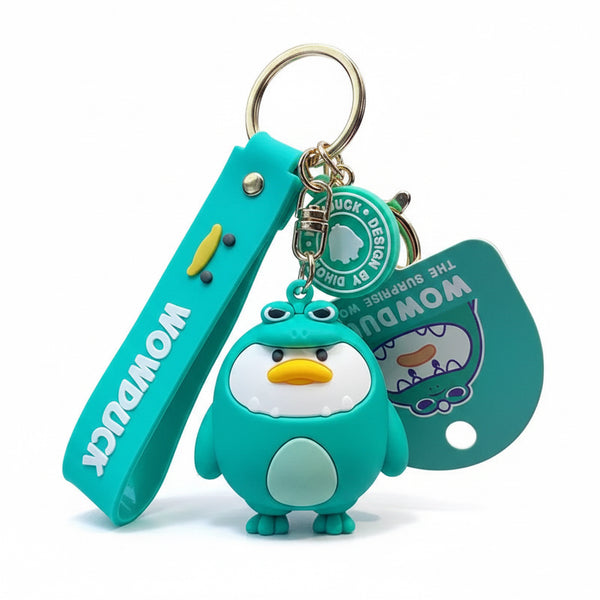 Porte Clés Canard Dinosaure