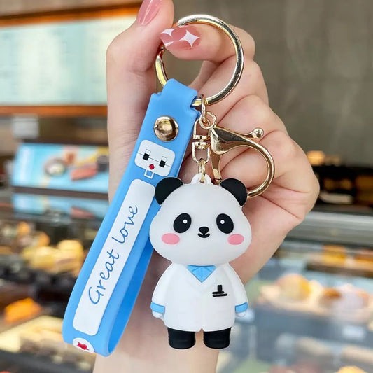 Porte Clés Panda Docteur
