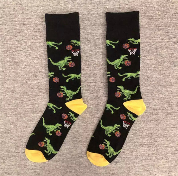 chaussettes dinosaure basket mrcol