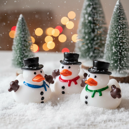 Mini Canard Bonhomme de Neige