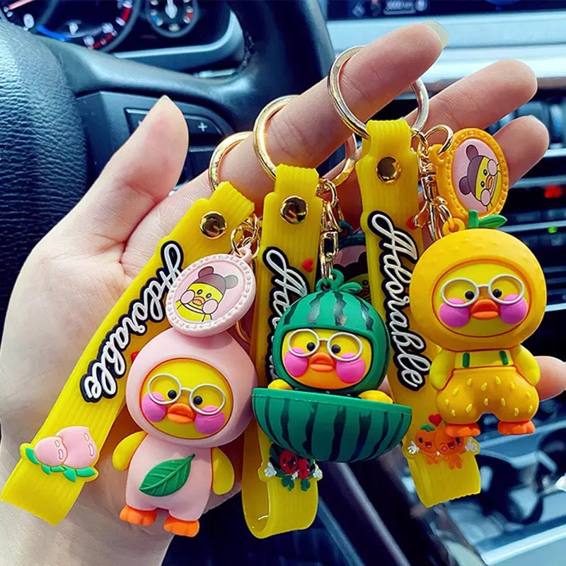Orange Duck Keychain
