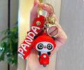 Porte-clés Panda Scooter Rouge