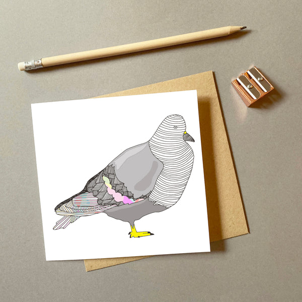 Carte de Vœux Pigeon