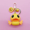 Kawaii Duck Keychain – Pink or Yellow