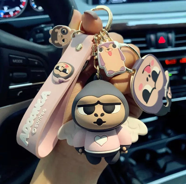 Porte clés Singe Ange