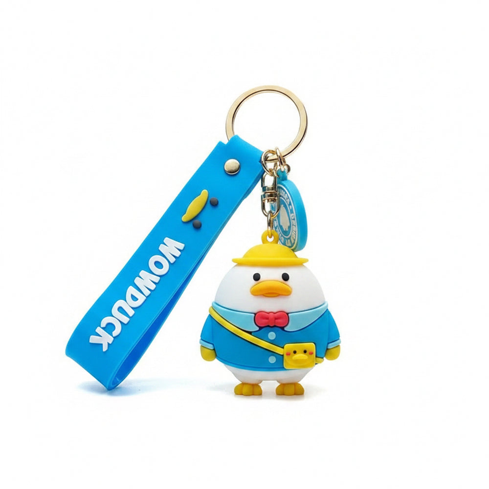 Schoolboy Duck Keychain – Resin and PVC