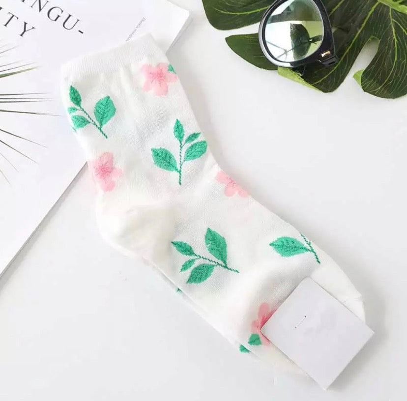 Chaussettes Roses Sauvages