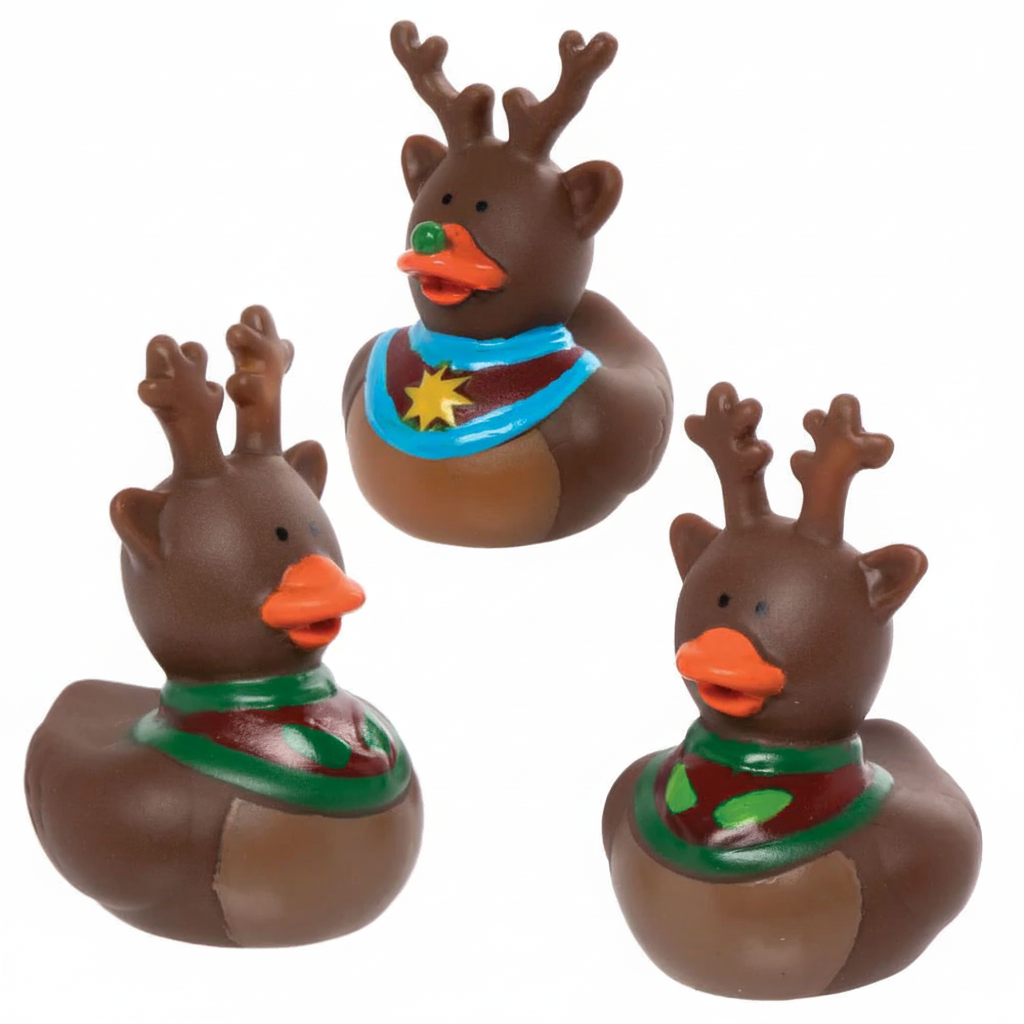 Mini Canard Renne de Noël