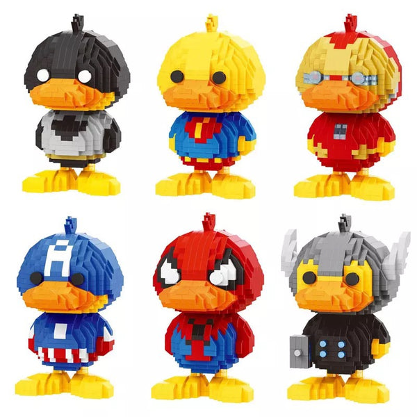 Block de Construction Canard Super-Héros