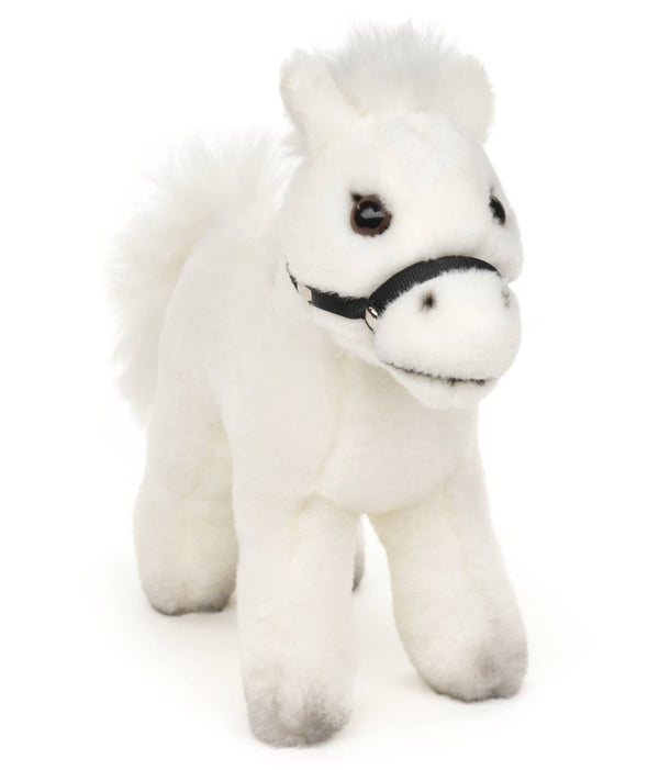 Cheval, debout, blanc (sans selle) - Peluche Uni Toys
