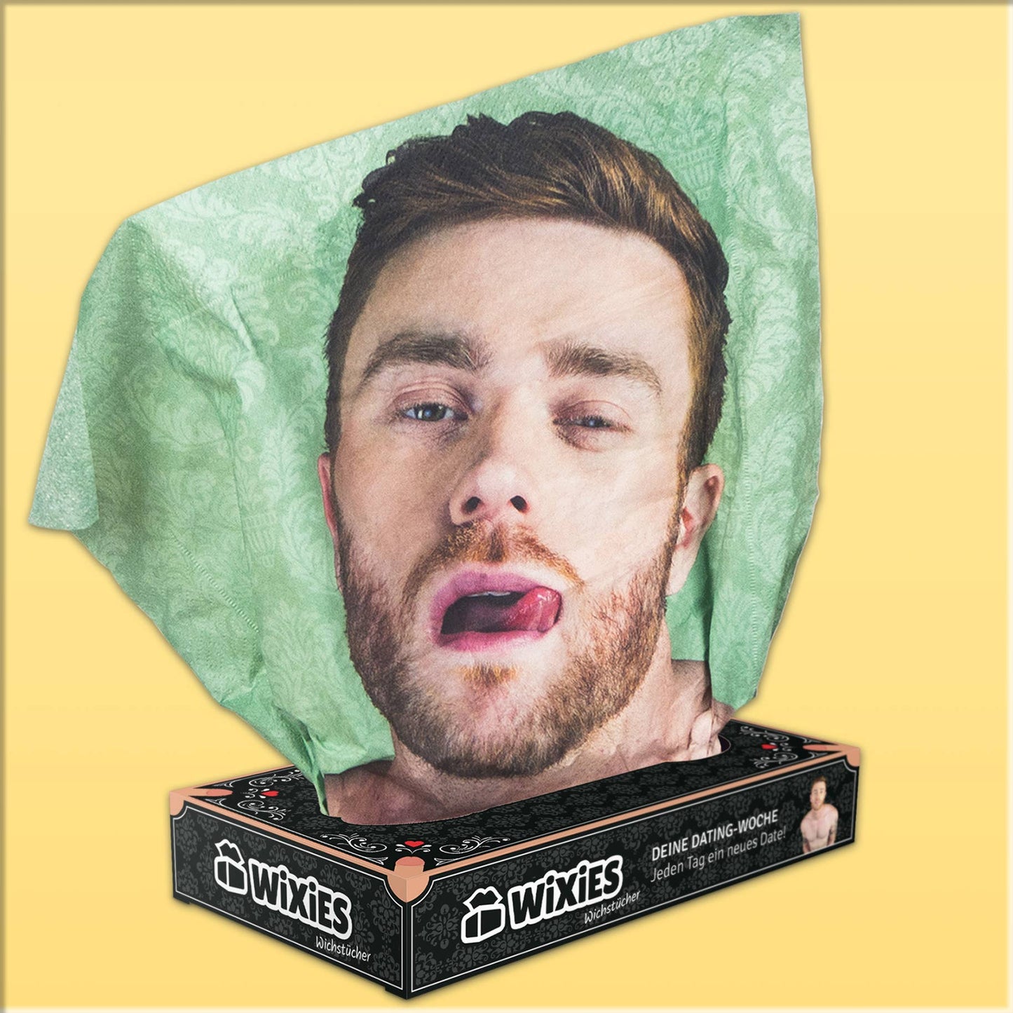 Wixies Jerk Wipes Tissue Box - Men