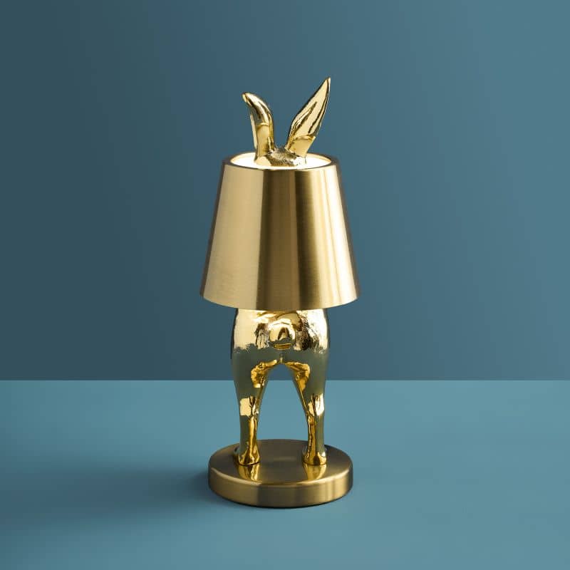 Lampe de table LED Hiding Rabbit, or