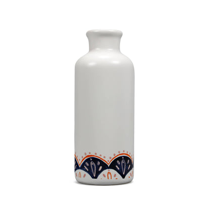 Pink butterfly ceramic vase