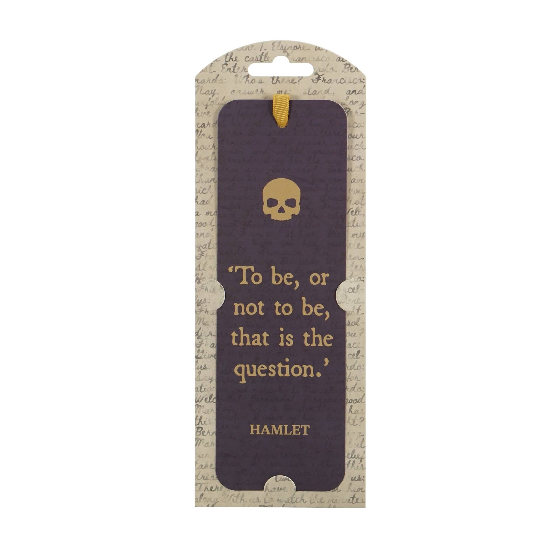 Marque-page papier Shakespeare - Hamlet