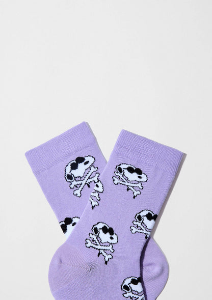 BeSnoopy Skull Socks