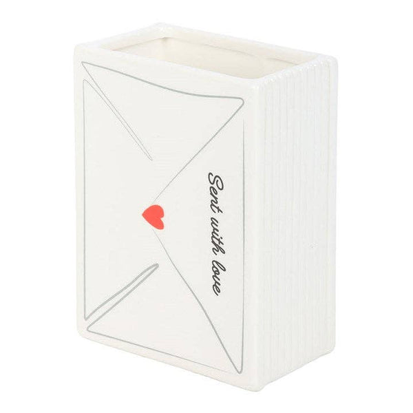 Valentine's Day Flower Vase - Love Letter