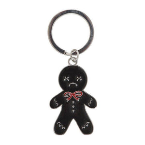 Porte-clés de Noël Gothique Bonhomme de Pain d'épice