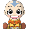 Aang Happy Figure