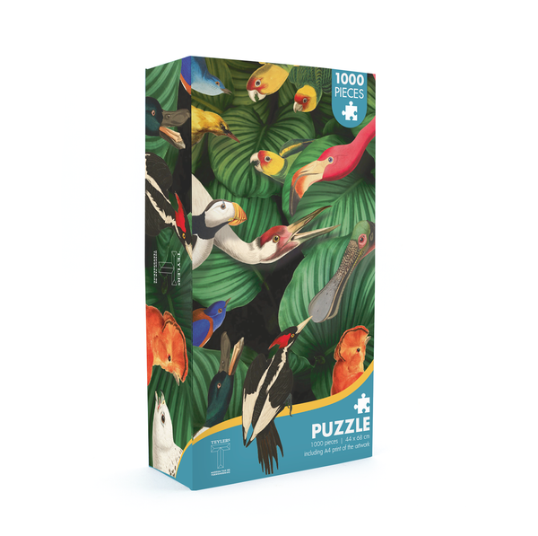 1000-piece puzzle, Teylers Museum, Bird Life