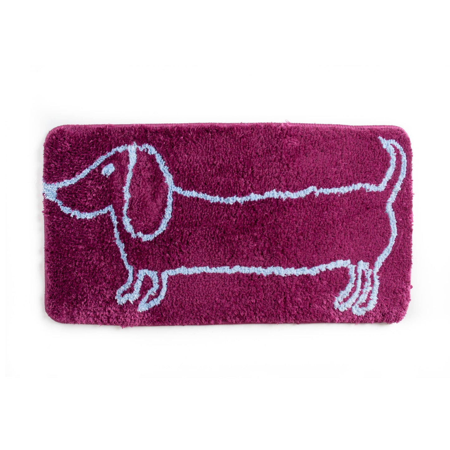 Tapis de Bain Violet avec Teckel Helio Ferretti Helio Ferretti Vue 1