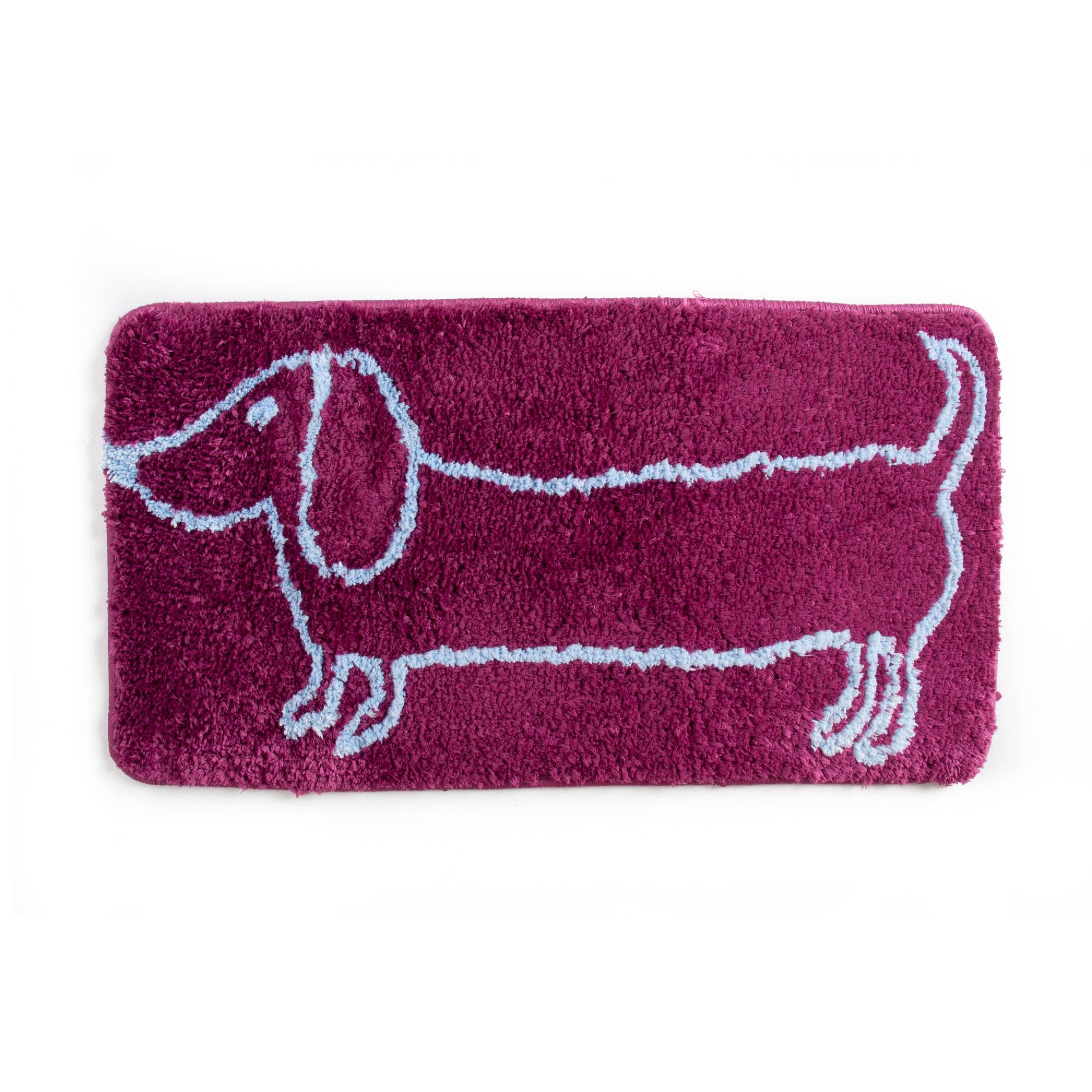 Tapis de Bain Violet avec Teckel Helio Ferretti Helio Ferretti Vue 1