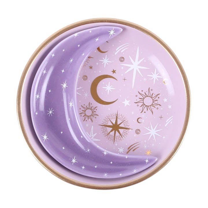 Coupelles empilables pour bibelots Lune pourpre