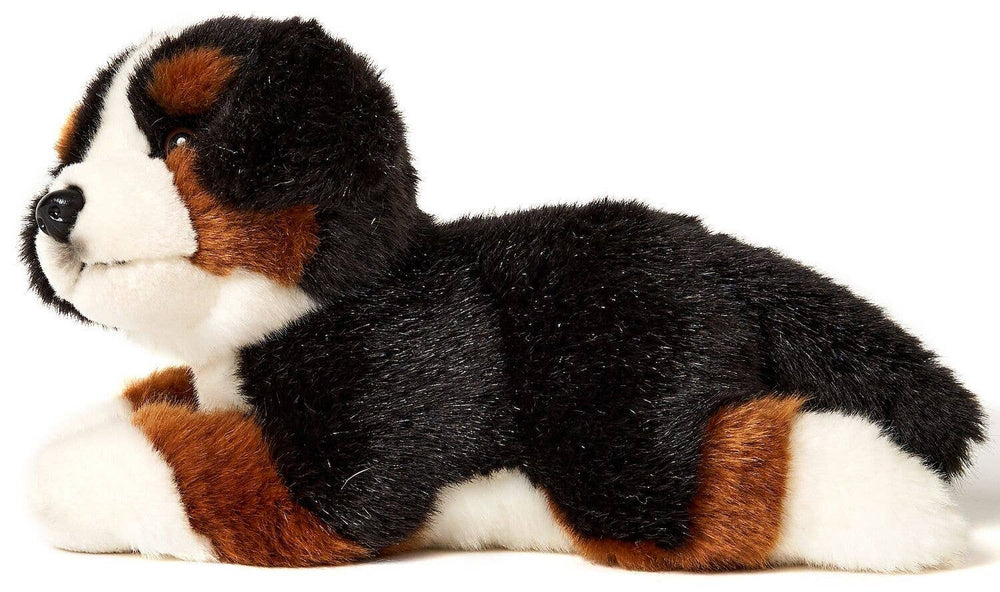 Peluche Chiot Bouvier Bernois, Couché, 24 cm (Longueur)