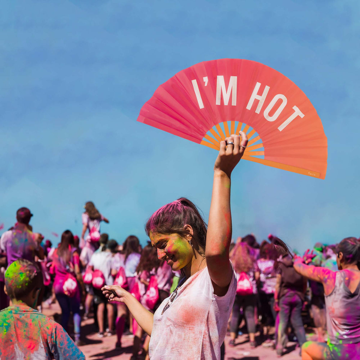 Éventail Xxl « I'm hot »