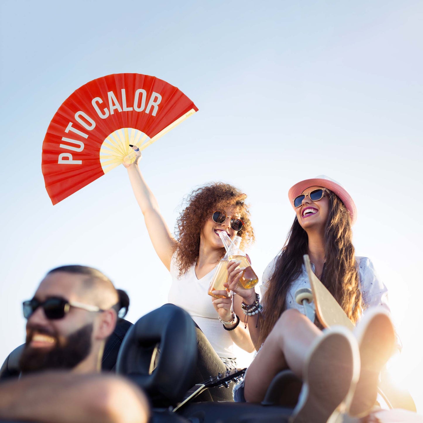 Éventail XXL « Puto calor » – Fisura – vue 4