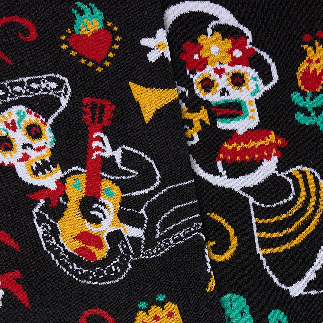 Mariachi Day of the Dead Socks