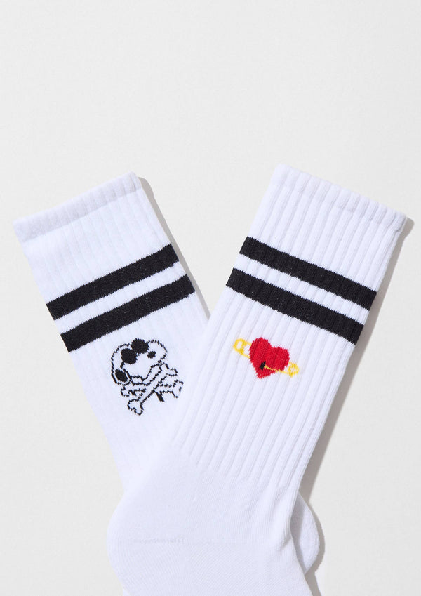 Chaussettes de sport BeSnoopy Skull&Heart