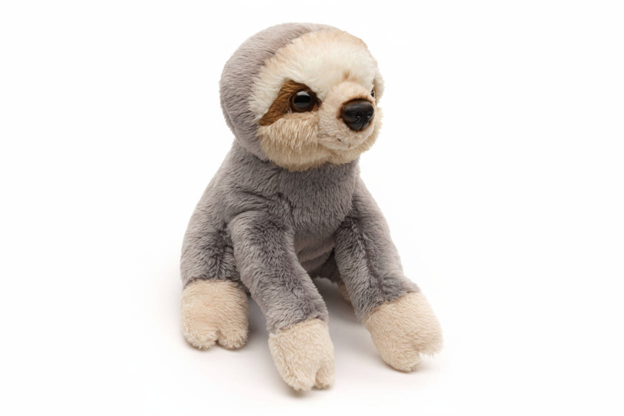 Sitting Sloth Plush Toy