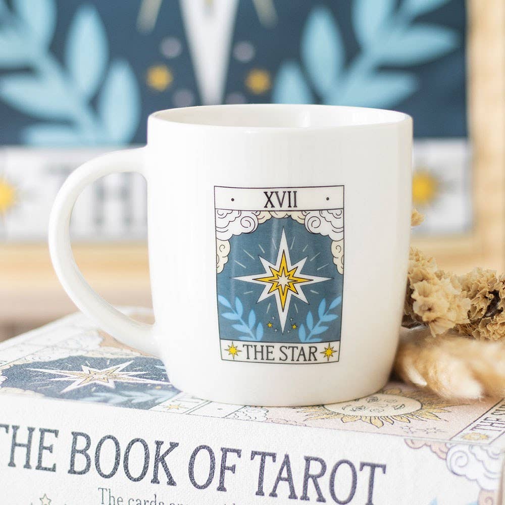 Tasse vintage carte de tarot L’Étoile