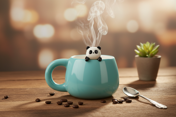 Mug avec Figurine Panda “Pandastic”