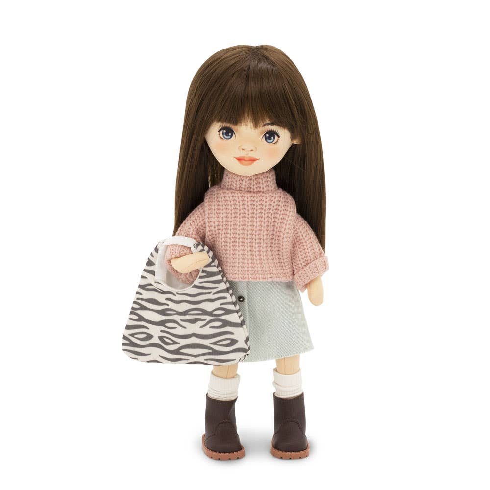 Sophie doll with denim skirt 32 cm