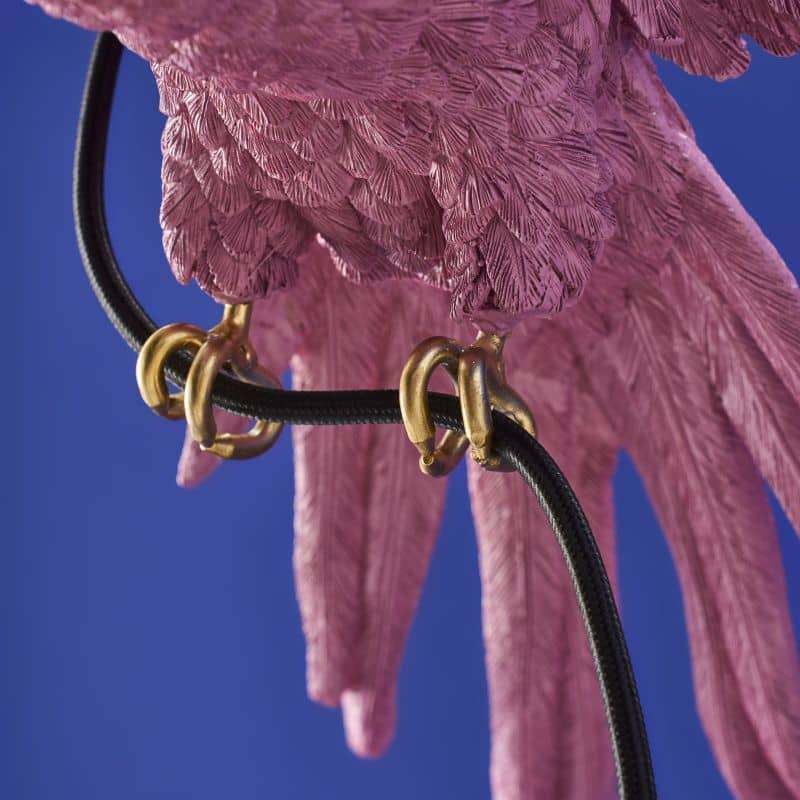 Plafonnier Perroquet Rose