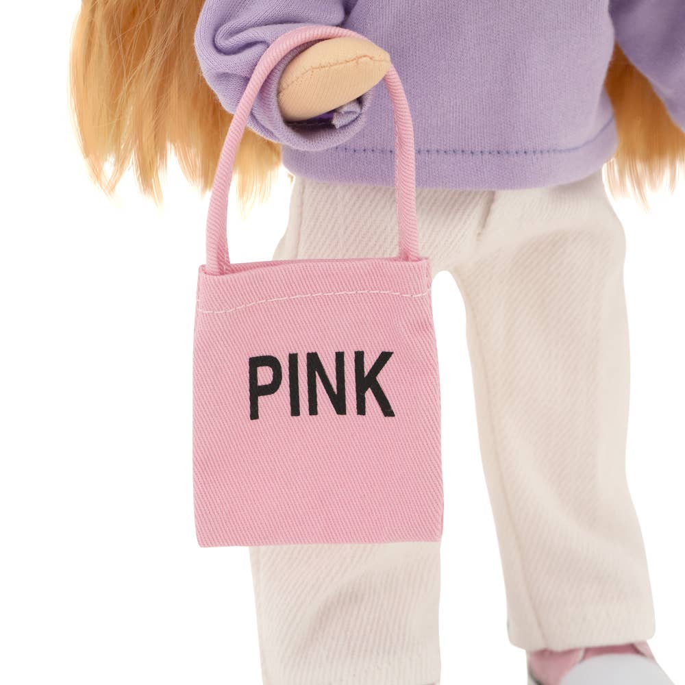 Sunny doll with purple sweater, 32 cm
