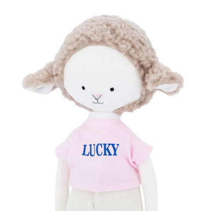 GIFT SET: Zoe the Sheep plush toy with jeans + Mermaid tail