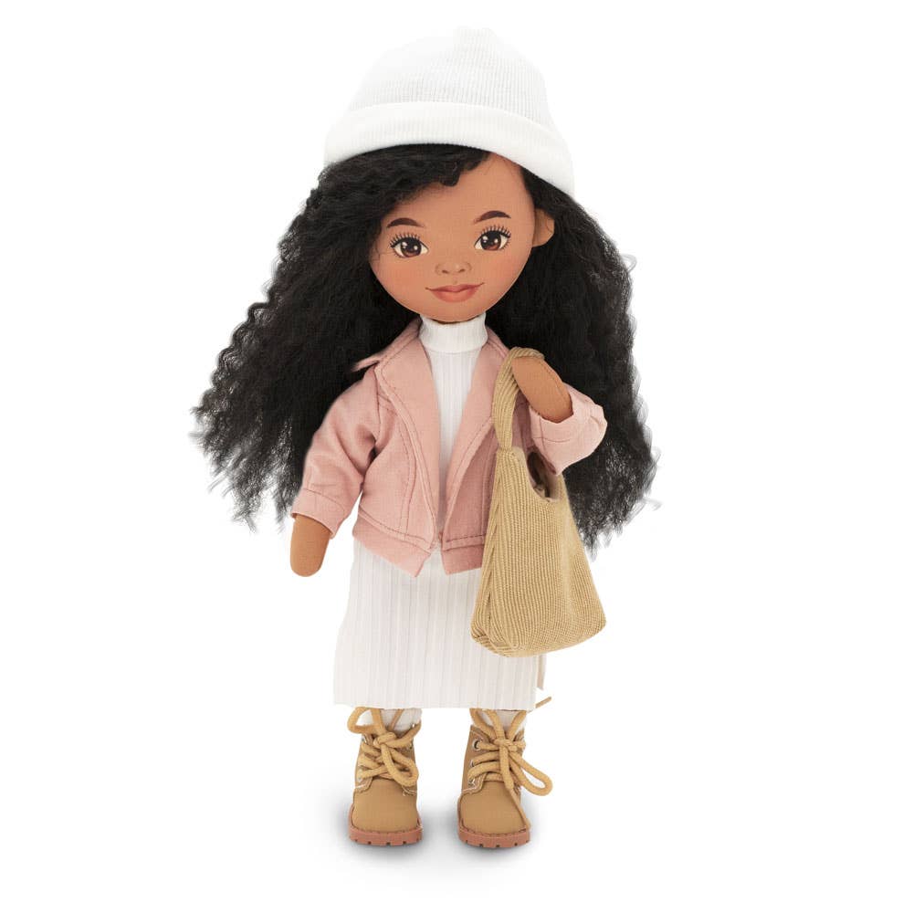 Tina doll with pink jacket, 32 cm