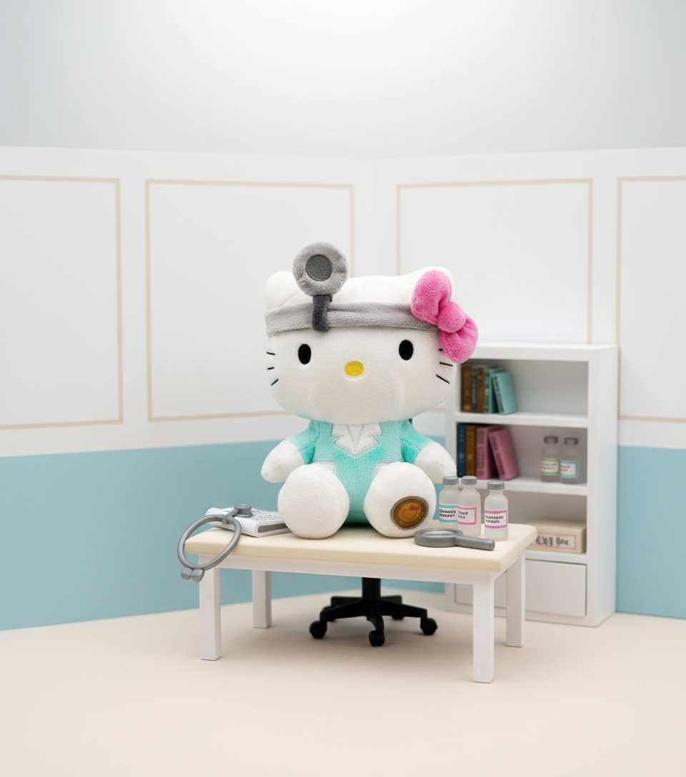 Hello Kitty Doctor Plush
