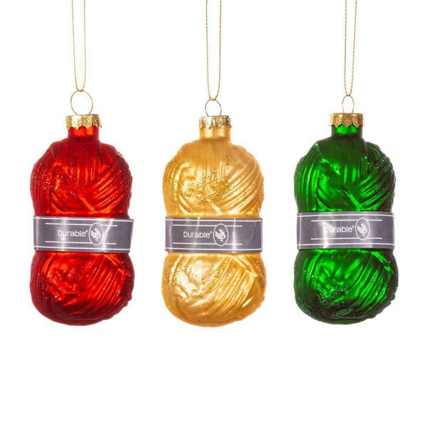 Christmas Baubles Yarn Balls 3-Pack